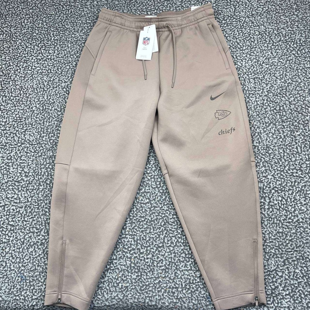 Nike Kansas City Chiefs NFL Dri-Fit Jogger Women Medium Brown Pants New M